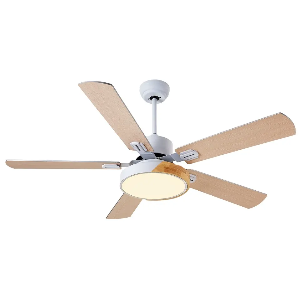 National Style Home Appliances Decorative Electric LED Lamps Ceiling Fan With Light