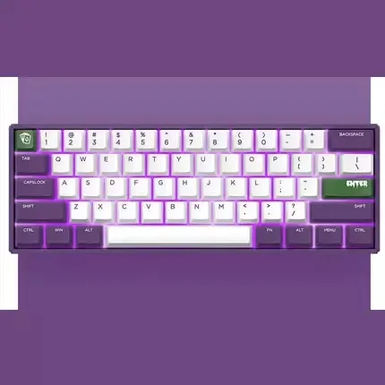 Aflion Computer Accessories Slim Wired USB Led RGB Backlight PC Gamer Gaming Mechanical Arabic Keyboard