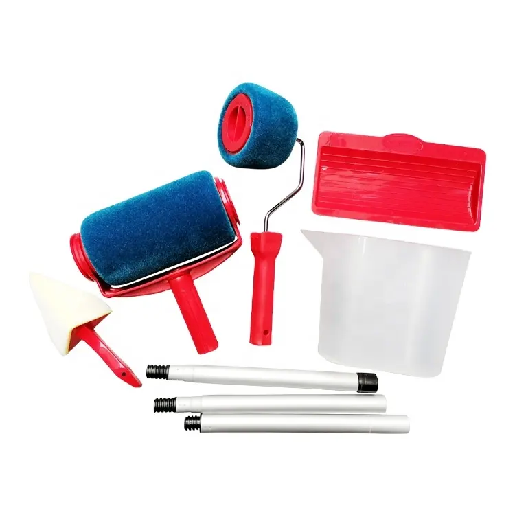 Hot Selling Item Multi-functional Wall Brush Decorative Accessories Corner Brush Home Use Tools Kit Decorative Paint Roller