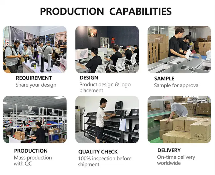 สมาร์ทมืออาชีพทาวเวอร์น้ำมันหอมระเหยเครื่องโลหะตกแต่งบ้านหรูหราโรงแรมกระจายกลิ่นกระจายกลิ่นหอม Waterless ดิฟฟิวเซอร์