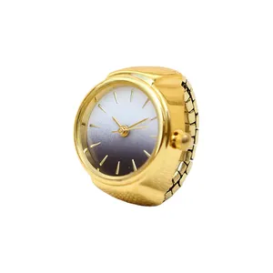 Reloj Fashion Ring Watches 2023 New Design Adjustable Trendy Luxury Quartz Watch Ring for Women