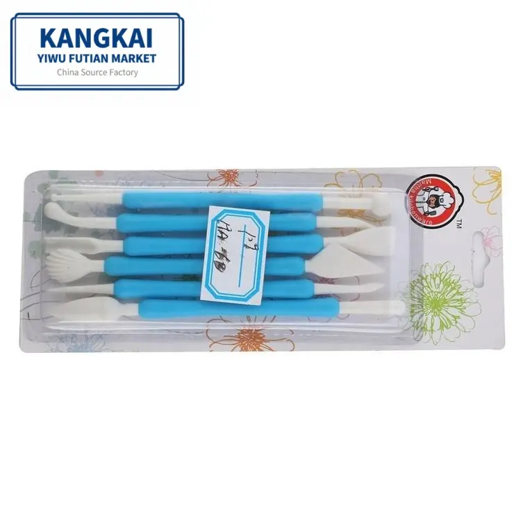 แกะสลักขี้ผึ้งเครื่องปั้นดินเผาเครื่องมือแกะสลักประติมากรรม Shaper Polymer Modeling Clay เครื่องมือ Fondant เค้กชุดบาร์ผสมชุดเครื่องมือ