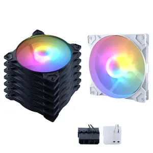 140 mm RGB Case Fan Colorful 4Pin Molex Quick PC Gamer Cooling & Quick Dissipation Computer Accessories