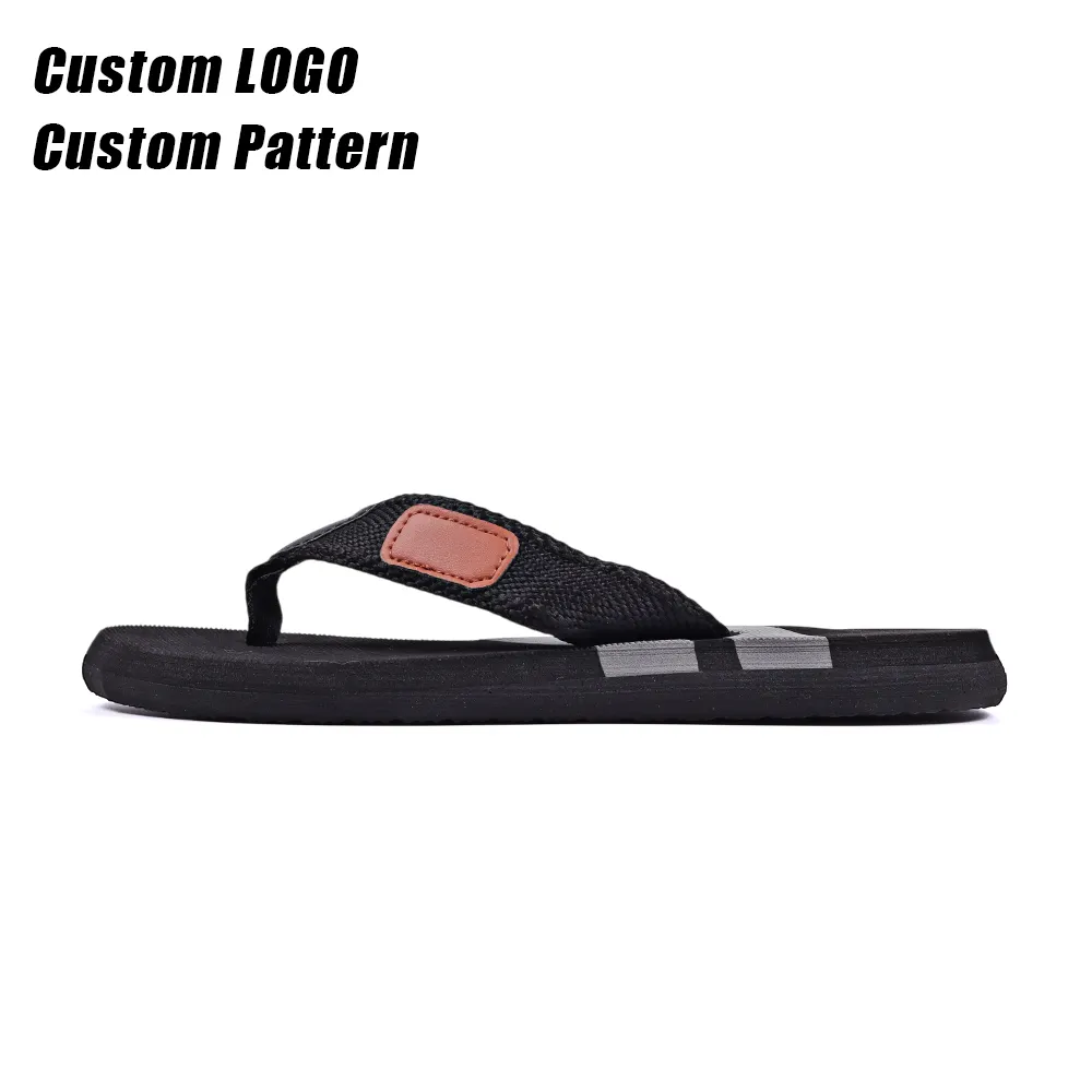 BreezeStep Luxury Open Toe Men's Sandals Slides Anti-Slip Lightweight EVA Flip Flop Footwear Summer Breathable Anti-Slip