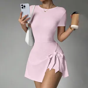 Women's Sexy Yoga Tennis Skirt Lightweight Breathable Dress for Outdoor Golf Sports Tennis Dress