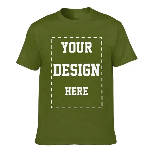 OEM Clothing Manufacturer's Mixed Polyester Cotton Fabric Custom Logo Print Men's T-Shirts Casual Printed Short Sleeve T-Shirt