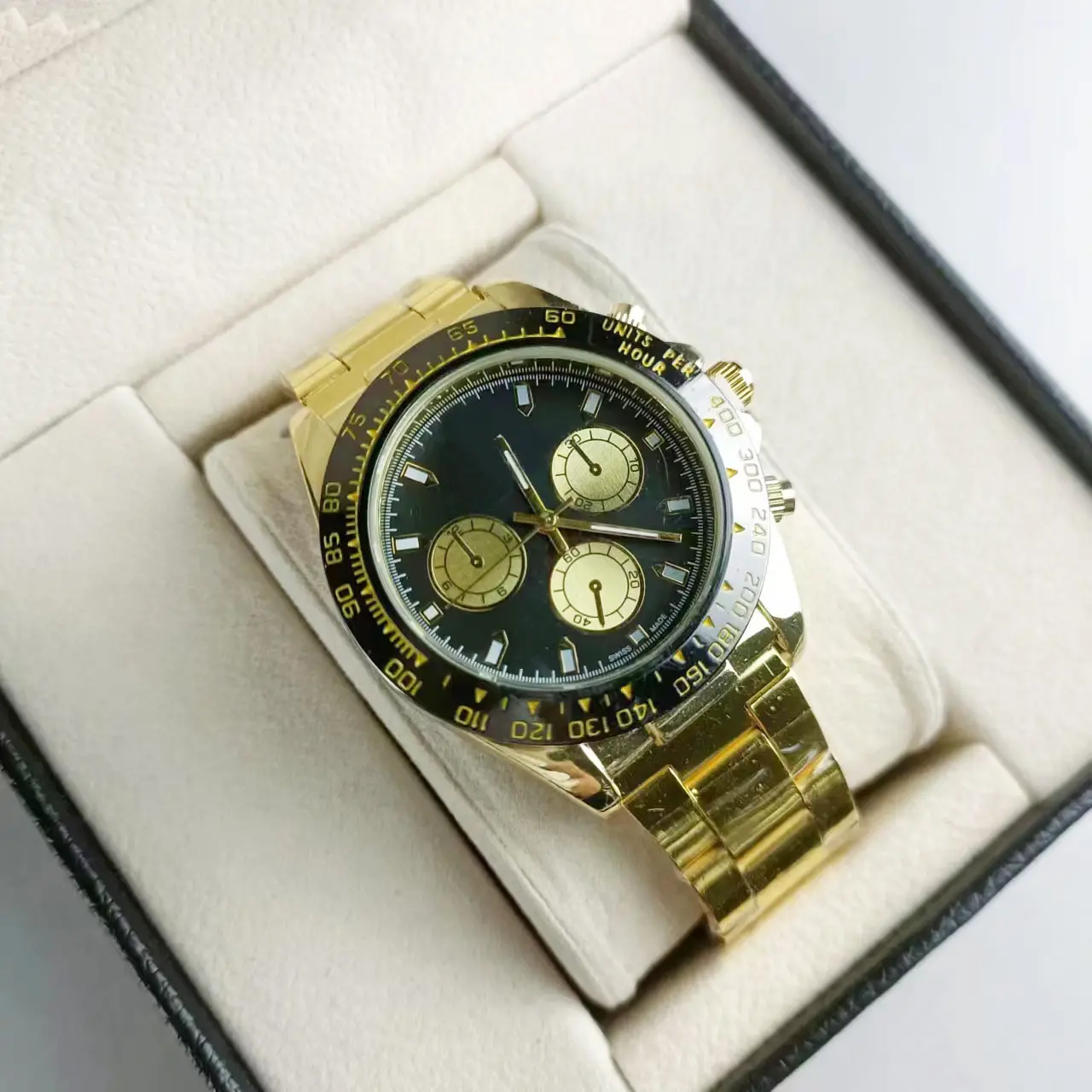 Sport Watch for Women Quartz Movement Stainless Steel Band Water Resistant Crystal Dial Pointer Classic Timepiece