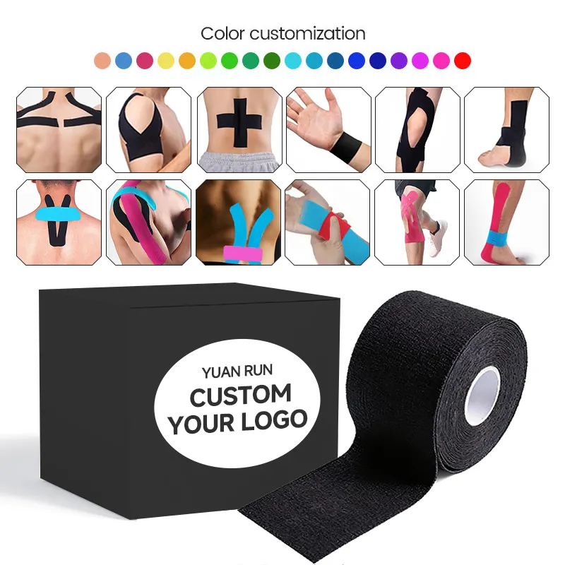 Custom Kinesiology Tape Pre Cut Wholesale - Waterproof Sports Muscle & Waist Support Tape for Marathon Running