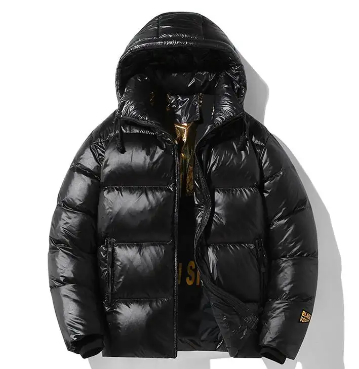 Mens Soft-shell เสื้อแจ็คเก็ตลงน้ำหนักเบากันน้ำและกันลมเสื้อแจ็คเก็ตลำลองลงเสื้อแจ็คเก็ตมีฮู้ด