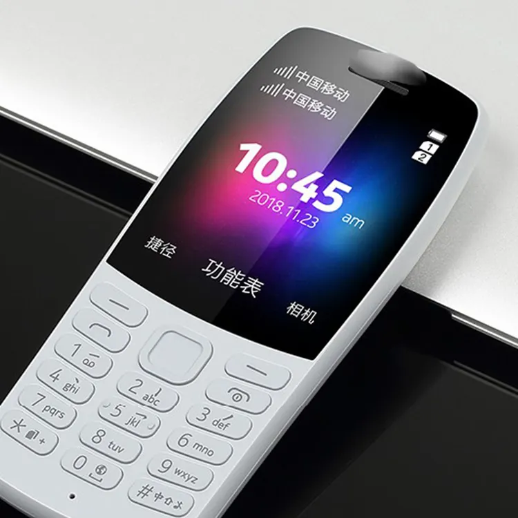 ขายร้อนปลดล็อค Dual SIM GSM โทรศัพท์มือถือ 1.77 "หน้าจอ TFT 32MB RAM/ROM 0.08MP กล้อง 500-999mAh แบตเตอรี่วิทยุ FM บาร์โทรศัพท์