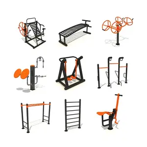 Promotional Various Durable Galvanized Steel Outdoor Fitness Equipment, Outdoor Park Exercise Equipment