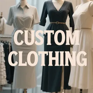 China High Quality Garment Factory Women Casual Dresses Custom Low MOQ Clothing Women Made Dress Custom