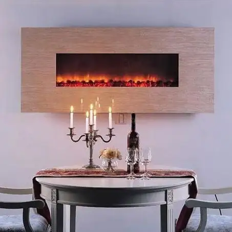 Cheap Living Room Decor Electric Fireplace with Flame