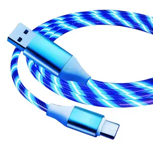 Glowing LED Light USB Type C Cable for Computers - Fast Charging & Data Transfer