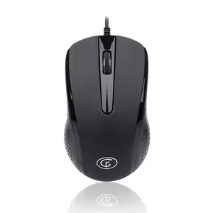 Portable Mini LED Backlight Optical USB Mouse Right Hand Direction Wired Battery-Powered PC Computer Accessories Compatible