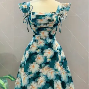 Dress Maxi Lady Women'clothing Cheap Price Dress Fashion 2024 Casual Reasonable Price Silk mango Casual Washable Customize