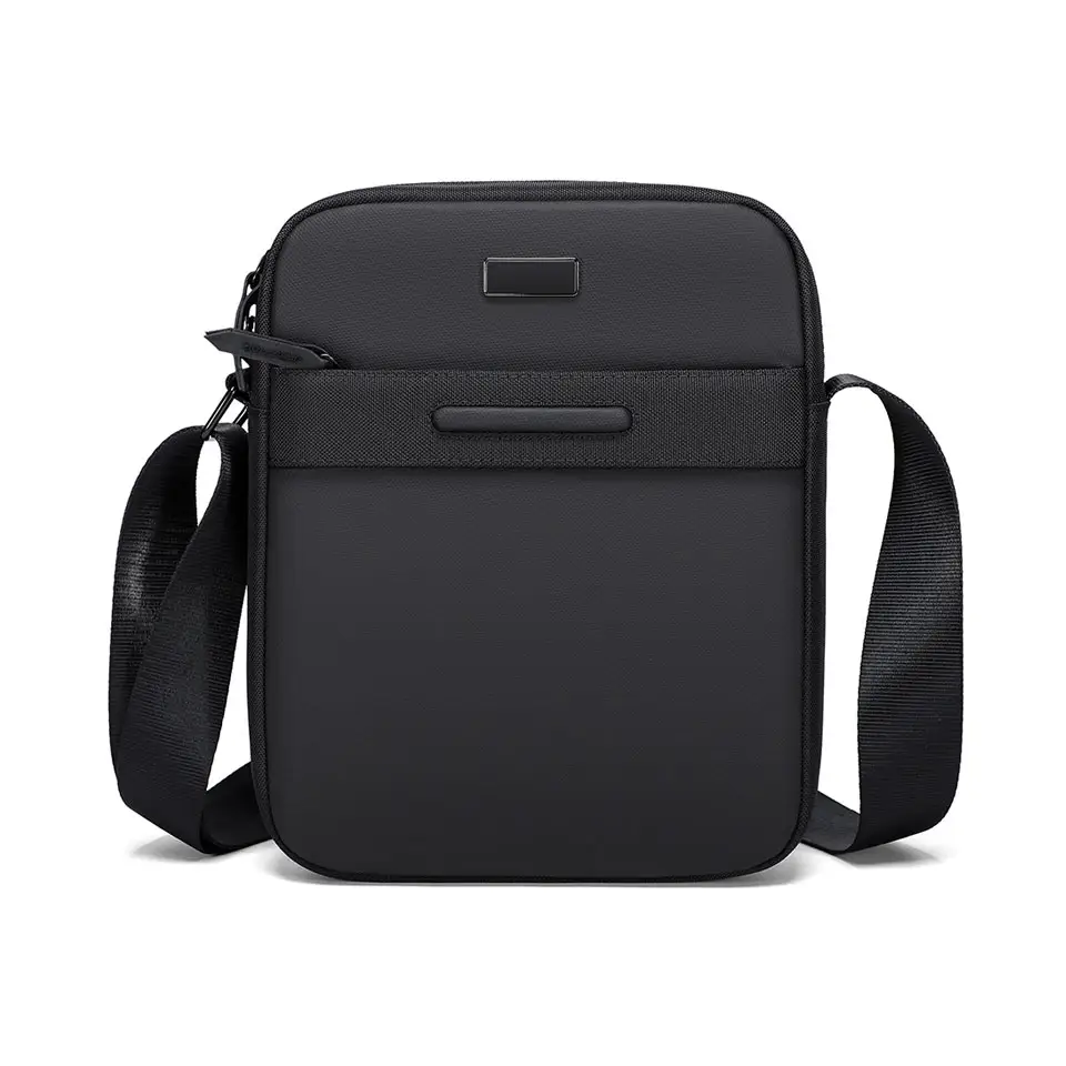 Custom logo Bsci Factory Fully Waterproof Zipper 2.5 Liter Volume Daily Use High Quality Sling Bag for Men