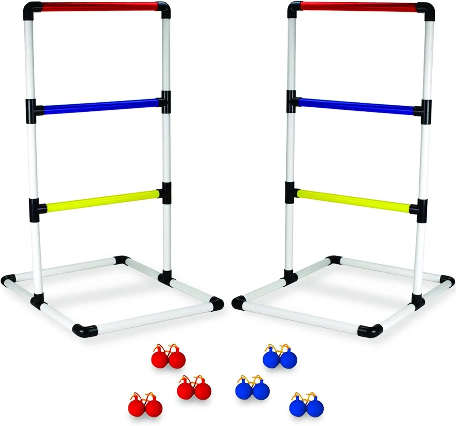 Outdoor Sports Entertainment Ladder Golf Tossing Set with 6 Ball Bolas for Ladder Toss