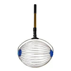 Rollable Steel Tennis Pickle Ball Pickup Roller with 300 Large Capacity Balls for Outdoor Practice and Training