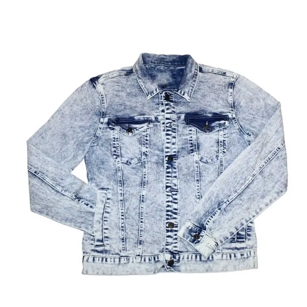 Wholesale Price New Fashionable Women Winter Clothing Women's Plus Size Ladies Acid Washed Denim Jackets