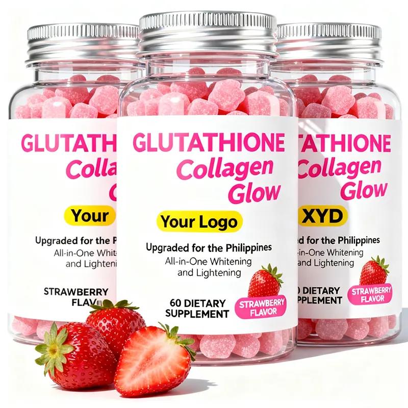 OEM Wholesale Skin Health Supplements Glutathione & Collagen Infused for Brightening Vegan Anti Aging Capsules