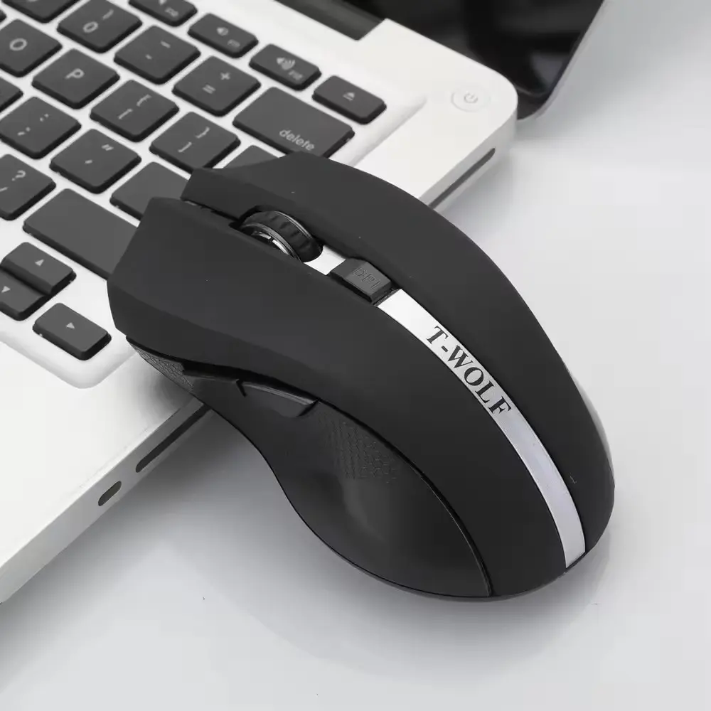Hot Seller New Arrival Custom Logo Magic Mouse Wireless Computer Accessories Parts USB Connection Right Hand Orientation 2.4GHz