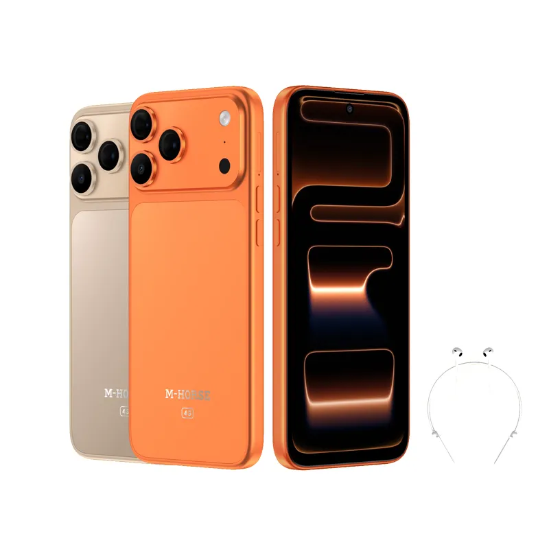 M-HORSE 2026 โทรศัพท์มือถือรุ่นใหม่,สมาร์ทโฟน Android สากล 4G,โทรศัพท์หน้าจอ 6.6 นิ้วที่คมชัดเป็นพิเศษ