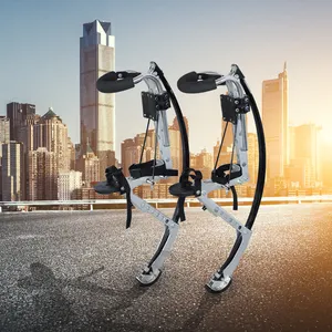 Outdoor Aluminum Frame Sports Shoes with Fiberglass Spring Jumping Stilts for Running & Jumping Fitness Entertainment Product