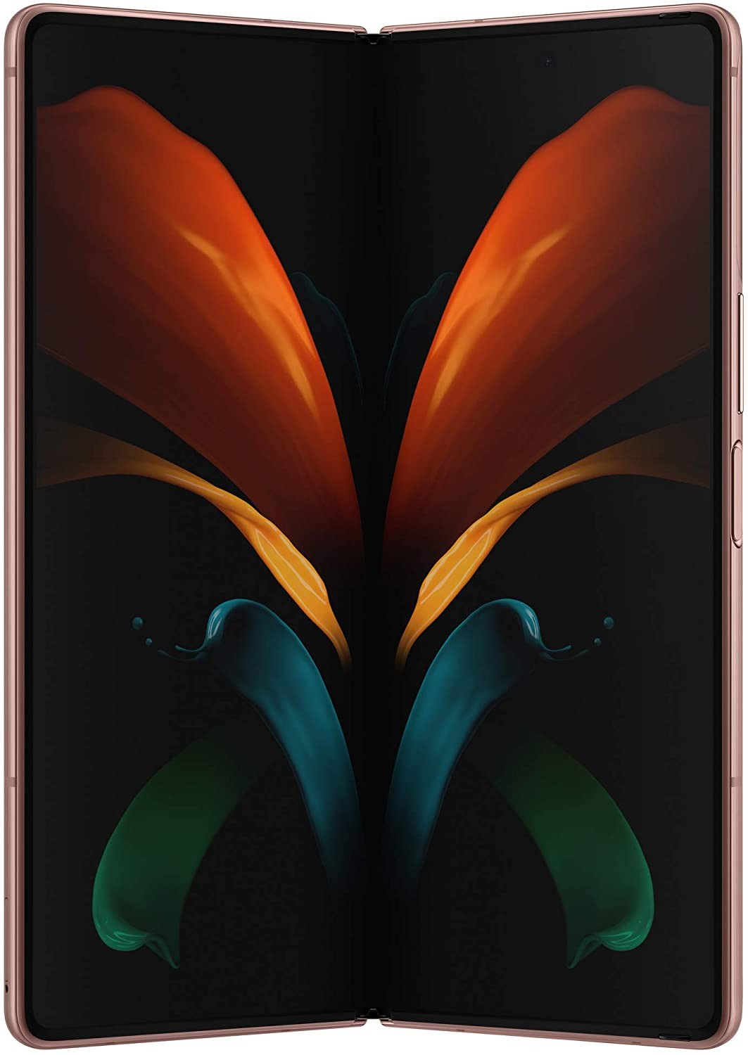 三星 Galaxy Z Fold 2 5G | 工廠解鎖的Android 手機| 256GB 存儲空間 | 美版智能手機平板| 2 合 1 精緻設計，Flex 模式 | 神秘青銅