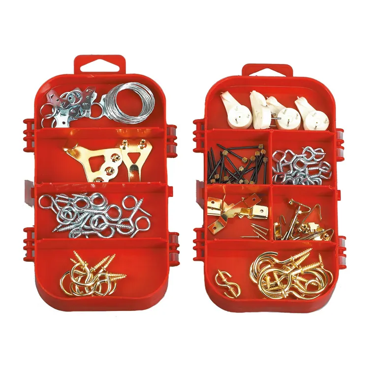 117 ชิ้นถ้วยคละตะขอรูปภาพไม้แขวนเสื้อชุดเครื่องมือสำหรับตกแต่งบ้าน