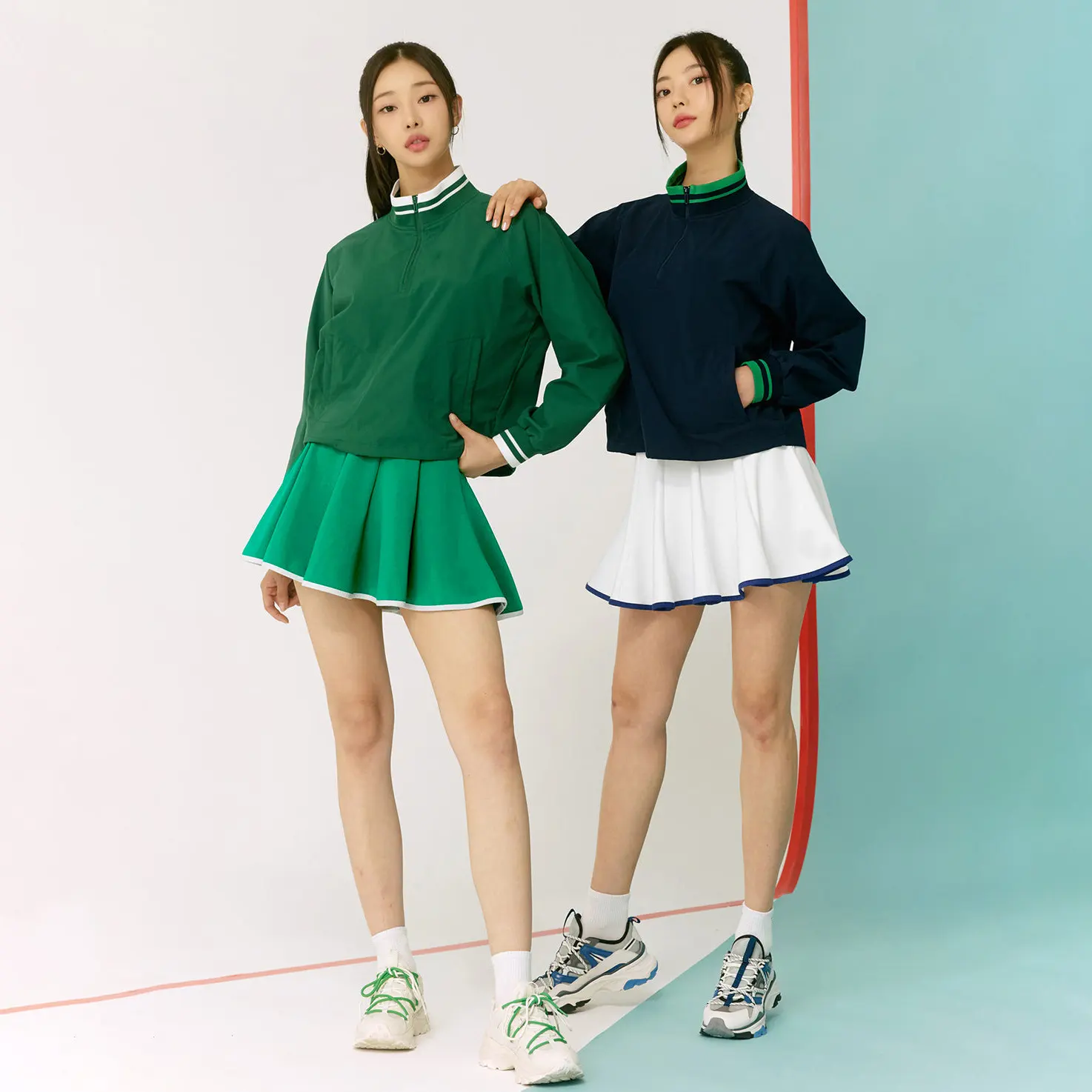 Summer New Style Women's Two Piece Sport Set Outdoor Sun Protection Running Yoga Fitness Fashion Lightweight Tennis Set