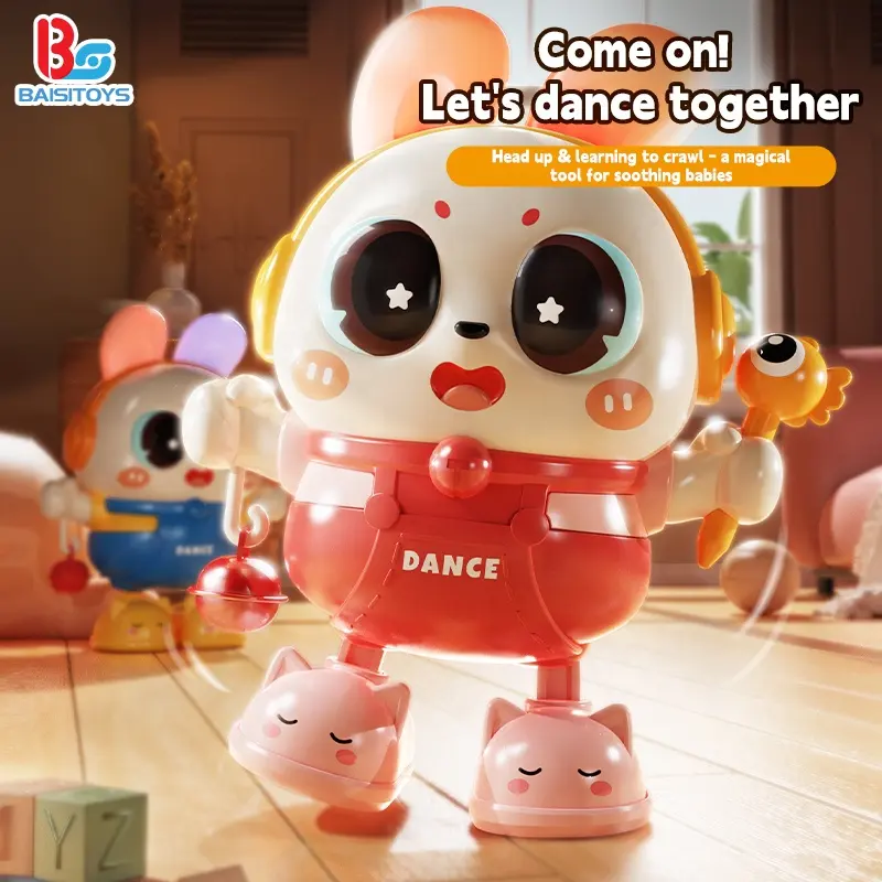 Customized Children's Dancing Rabbit Toys Music Singing Toys Dancing Educational Parent-Child Interaction Toys