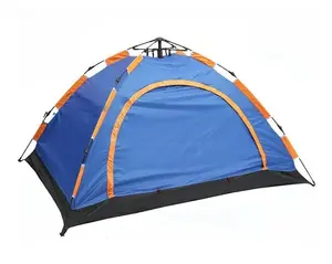 Automatic Hydraulic Family Tents, Waterproof Backpacking Tents for Outdoor Sports Camping Hiking Ultralight with Zippered Door