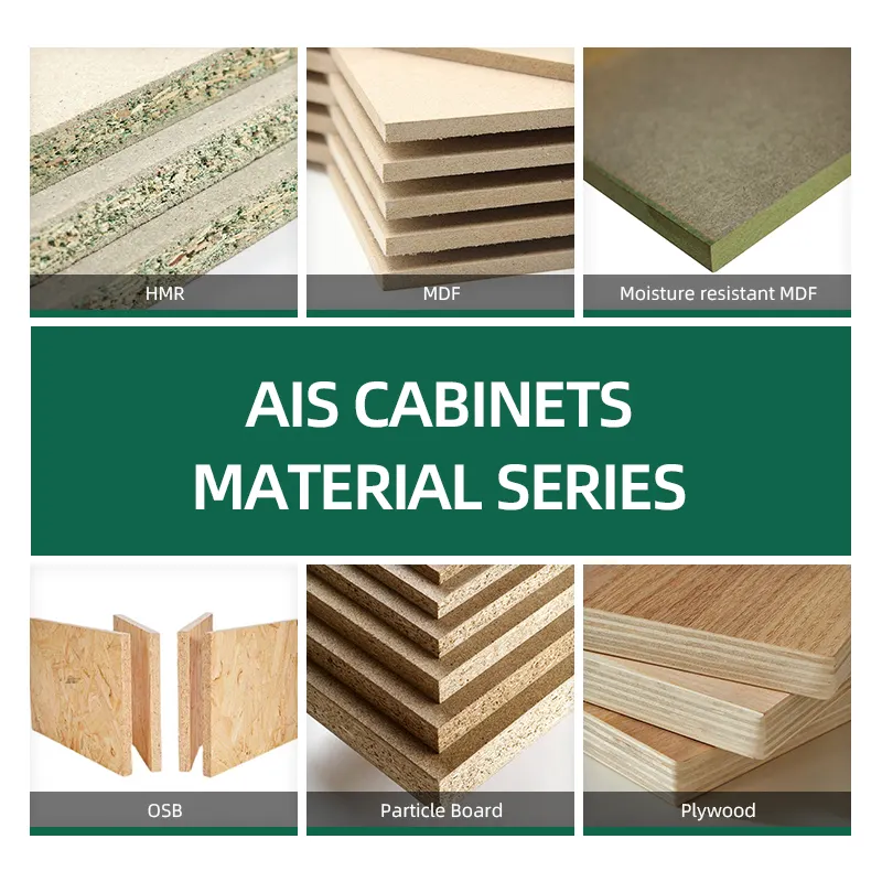 การออกแบบสไตล์มินิมอลลิสต์สมัยใหม่ของ AIS เฟอร์นิเจอร์บ้านทำเองขนาดเล็กตู้เมลามีนรูปตัว L ห้องครัวพร้อมอ่างล้างจาน