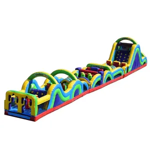 Giant PVC Inflatable Obstacle Course Outdoor Sport Game Commercial Park Party Inflatable Obstacles for Adults Kids