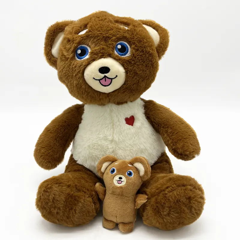 ขายร้อนที่กำหนดเองของเล่นสัตว์ยัดของเล่นตุ๊กตาสัตว์ของเล่นกับสัตว์ทารกน้อย