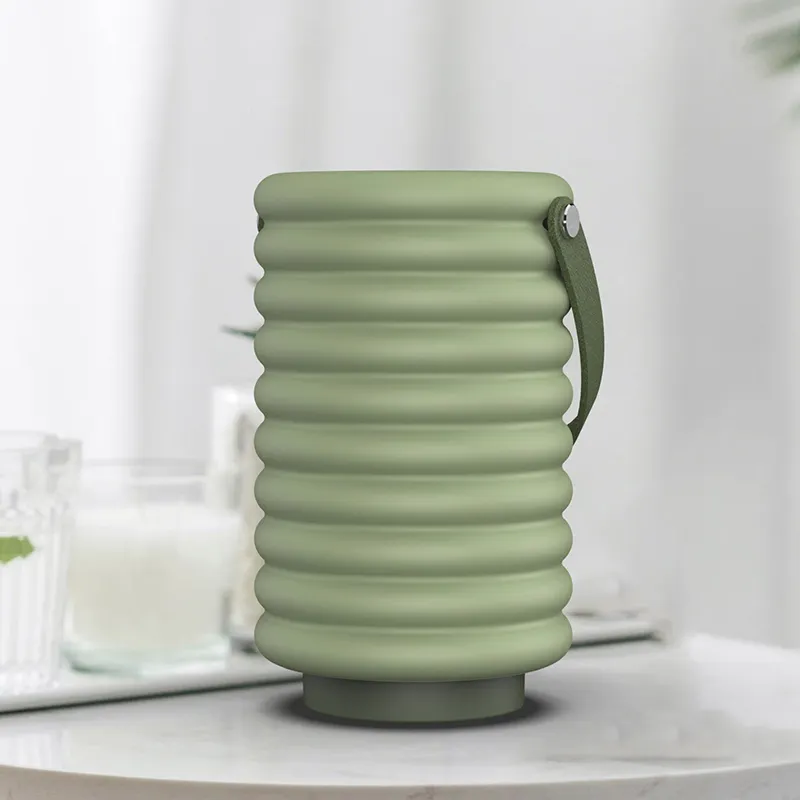 Home Decor Night Light แบบพกพา 20ml ความจุน้ำมันชาร์จ Waterless Room แบตเตอรี่กลิ่น Diffuser สำหรับ Home