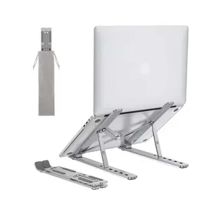 Portable Laptop Stand Aluminium Alloy Foldable Notebook Holder Tablet Base Pc Computer Accessories